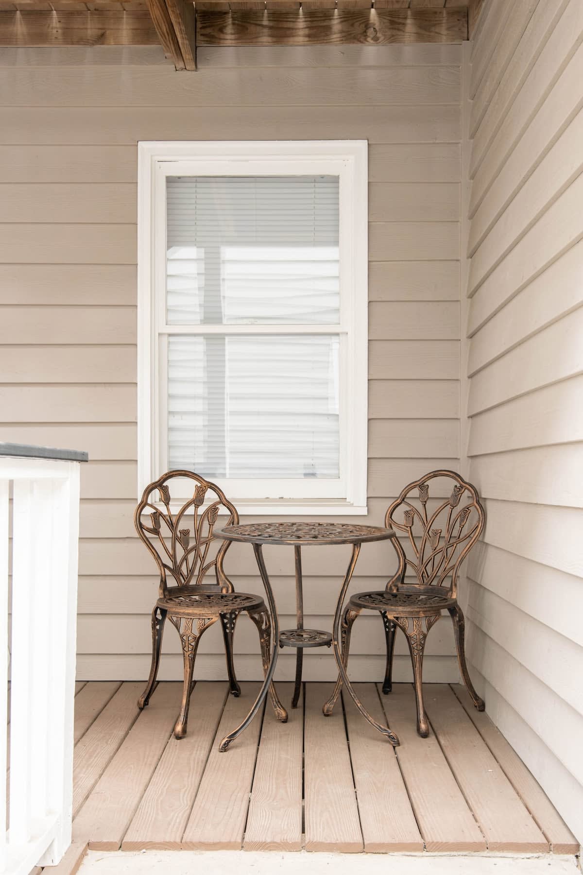 Outdoor seating space