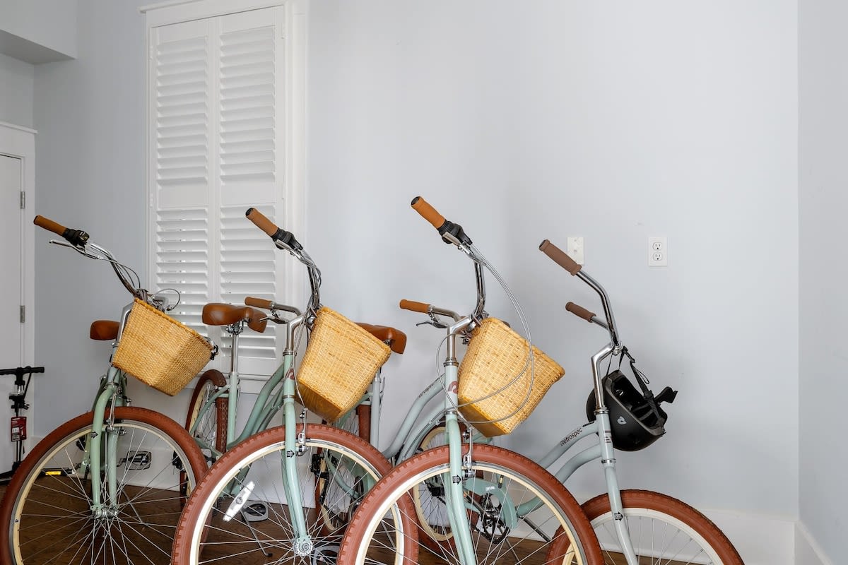 Four bikes for you to enjoy during your stay