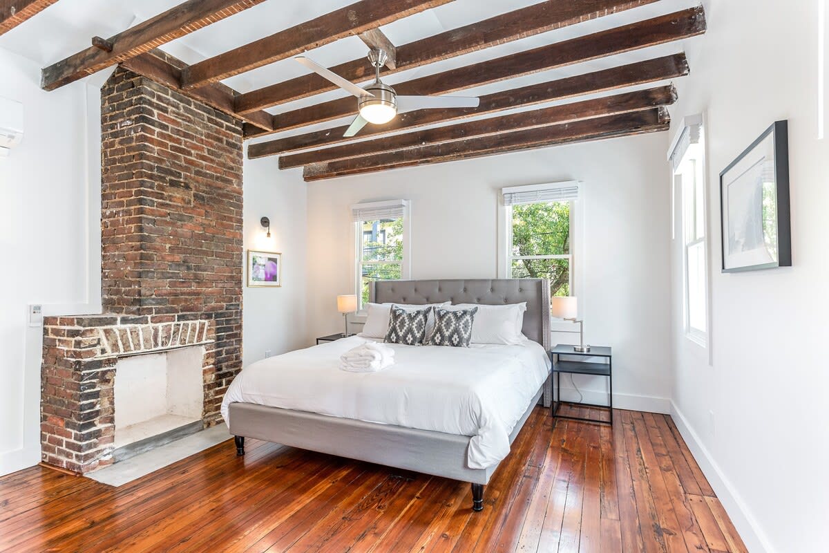 Bedroom #1 with a King Bed, Ensuite and Smart TV