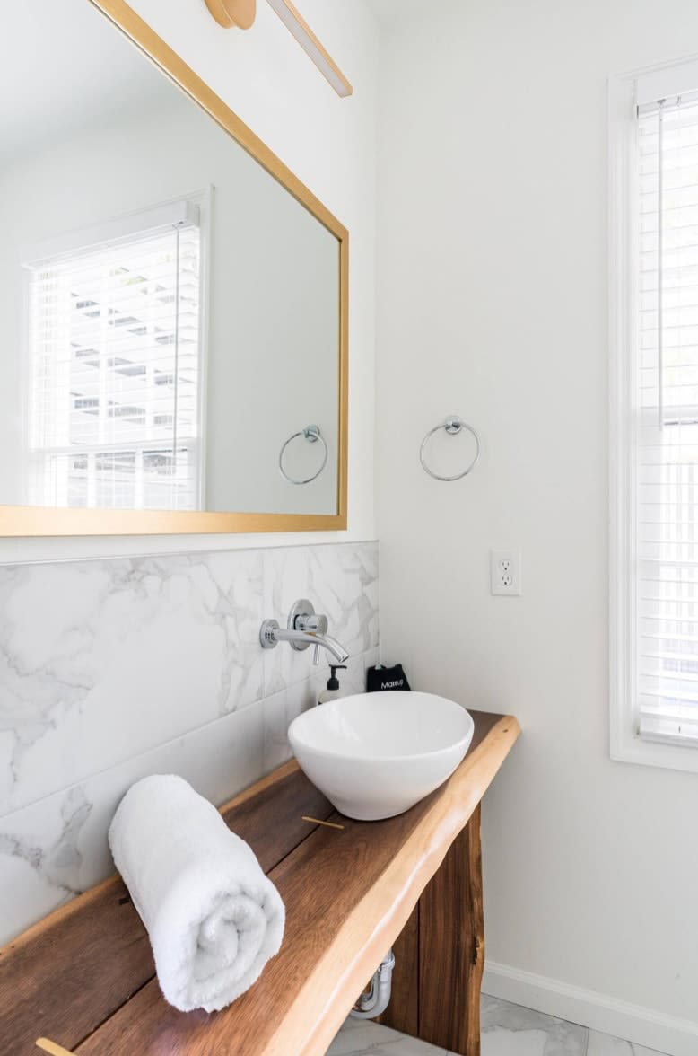 Bathroom #1 with a walk-in shower!