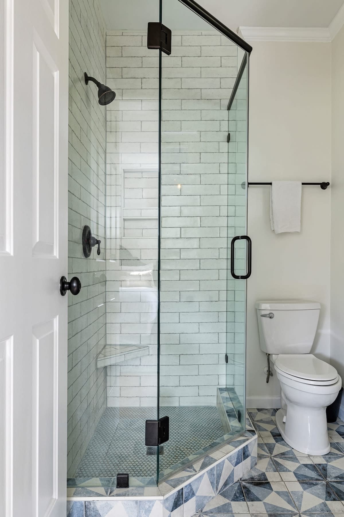 Bathroom #2 with walk-in shower (En-suite to bedroom #2)