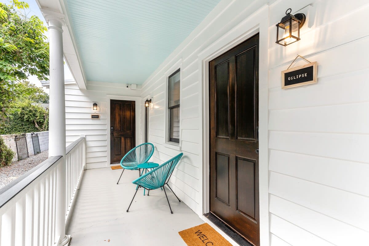 Charleston style porch with seating :)