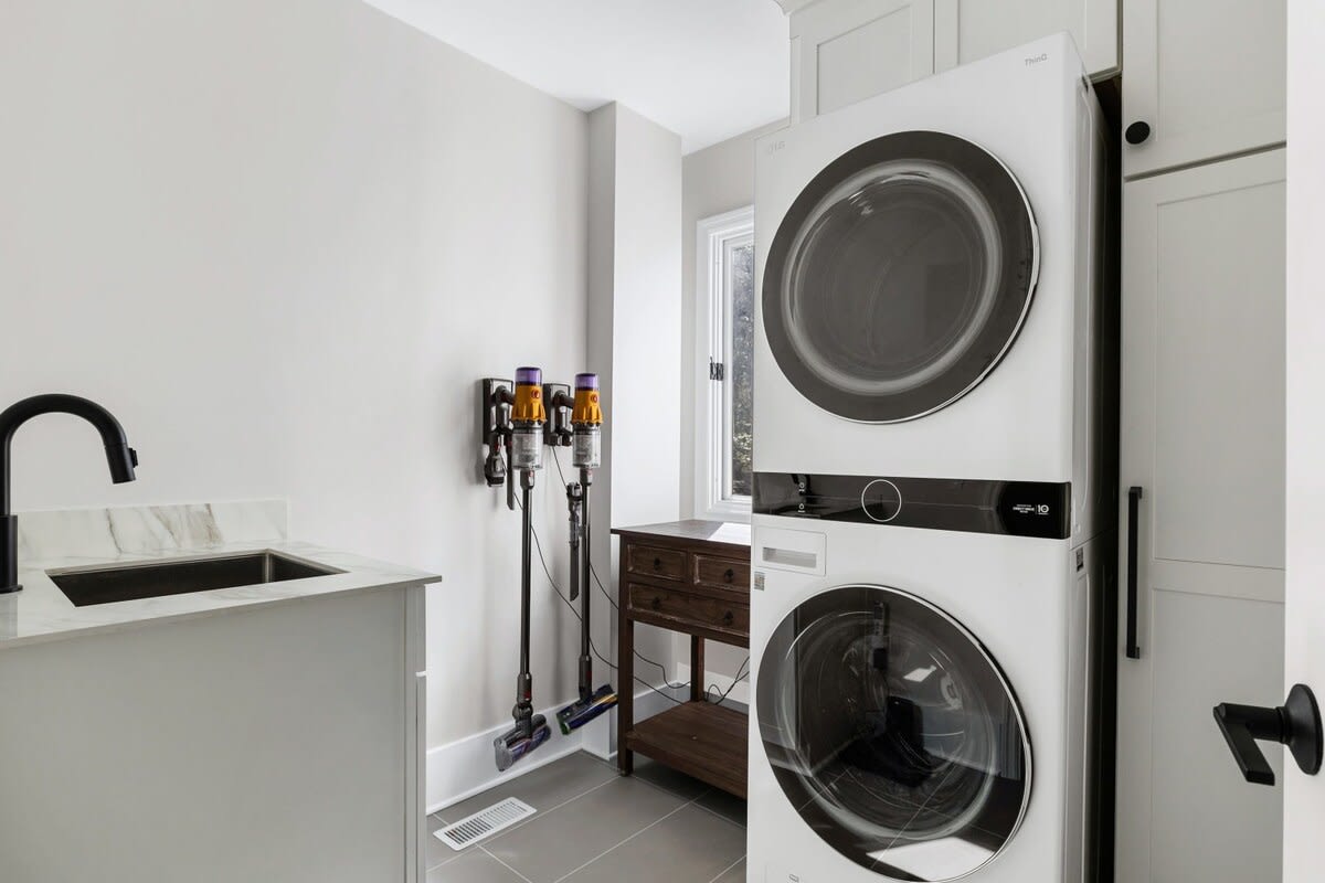 Washer and dryer for laundry during your stay