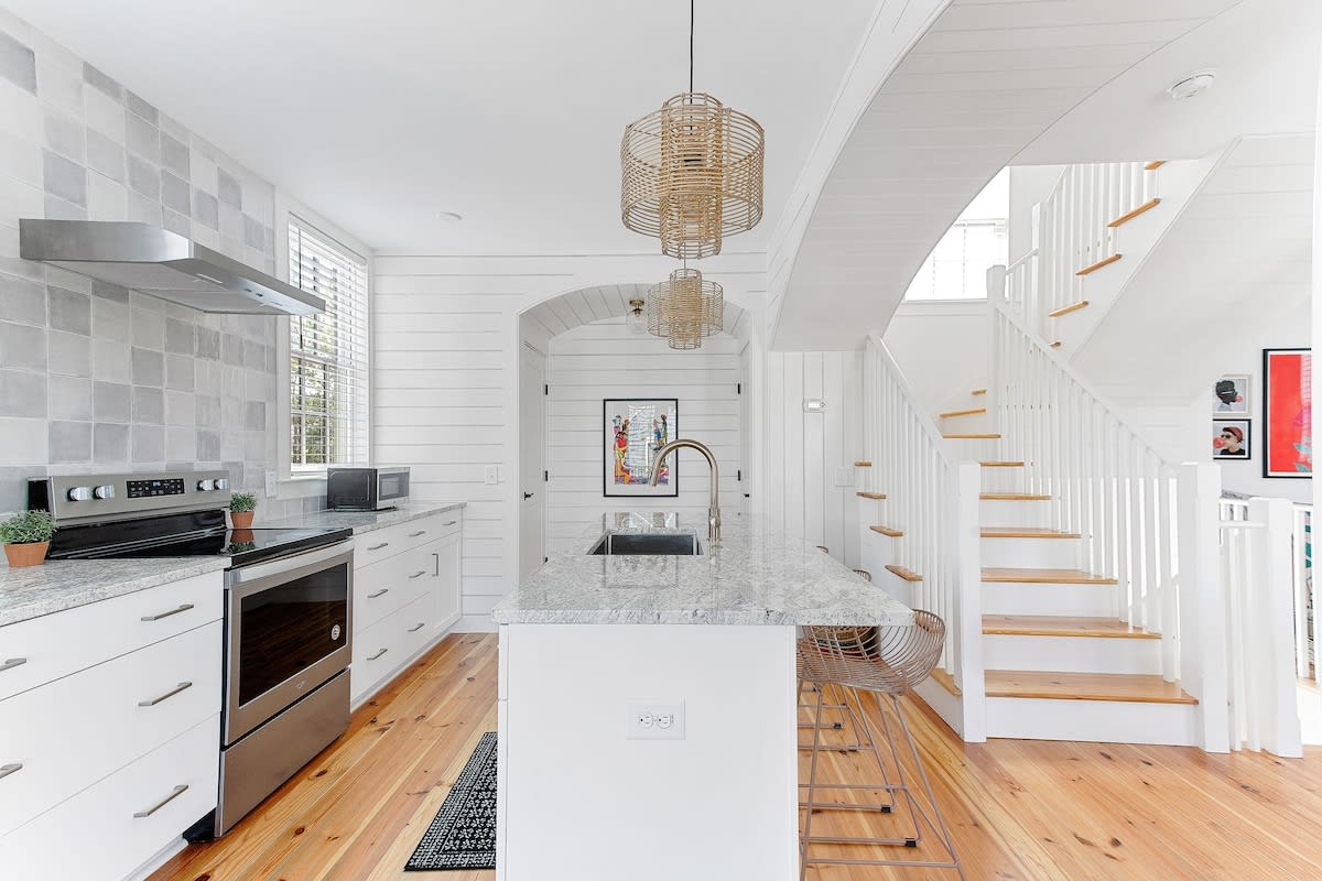 Spacious kitchen for memorable meals together.