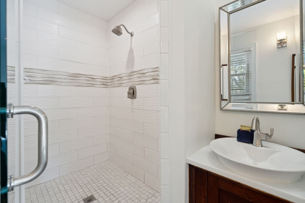Bathroom #1: Walk-in Shower + Double Vanity 