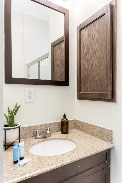 Bathroom #2 with a walk-in shower