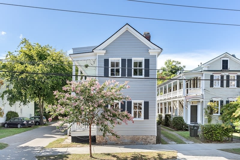 Exterior of the Charleston Home. Parking for your entire group!