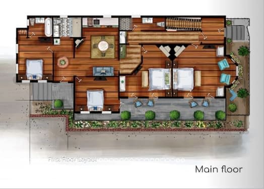 Floorpan for the rental