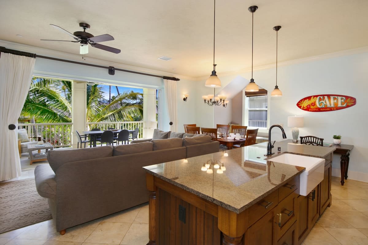 3BR I Spacious Poolside Villa | Gourmet Kitchen, Lanai — Koloa, HI — vacation rental
