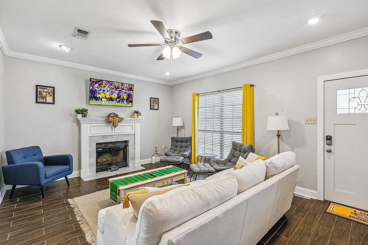 Tiger's Den 🐯 4.5 Mile To Lsu, Games, Sleeps 8 - 巴頓魯治