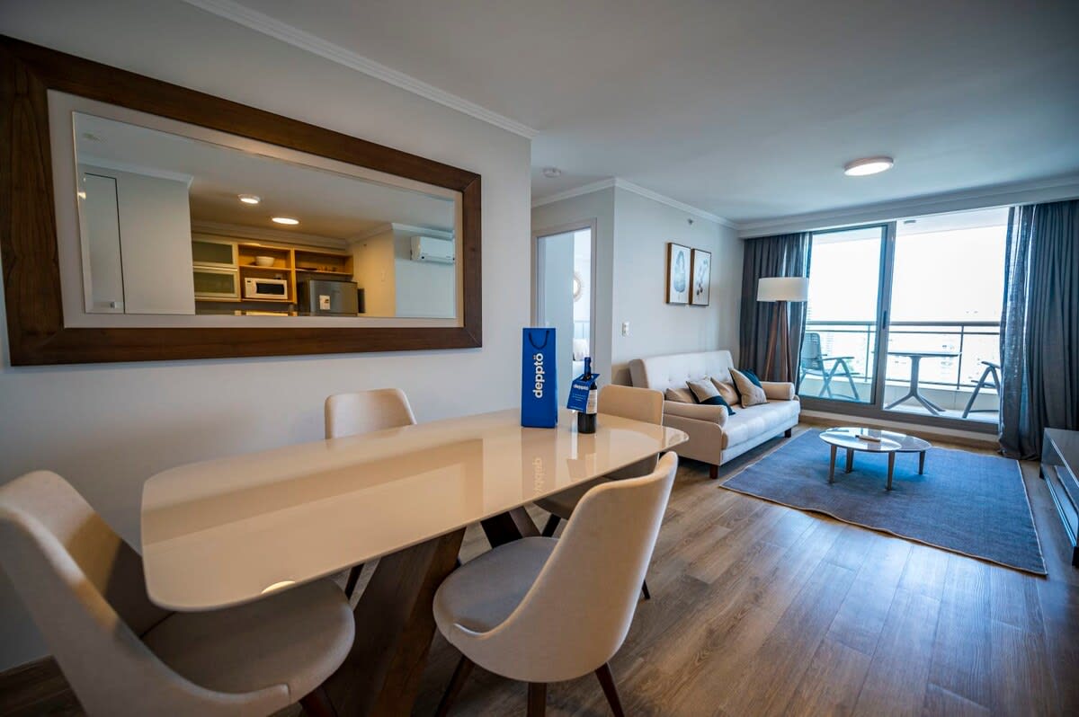 Foto de 1 dorm y medio. Amenities y vista al mar en Punta del Este