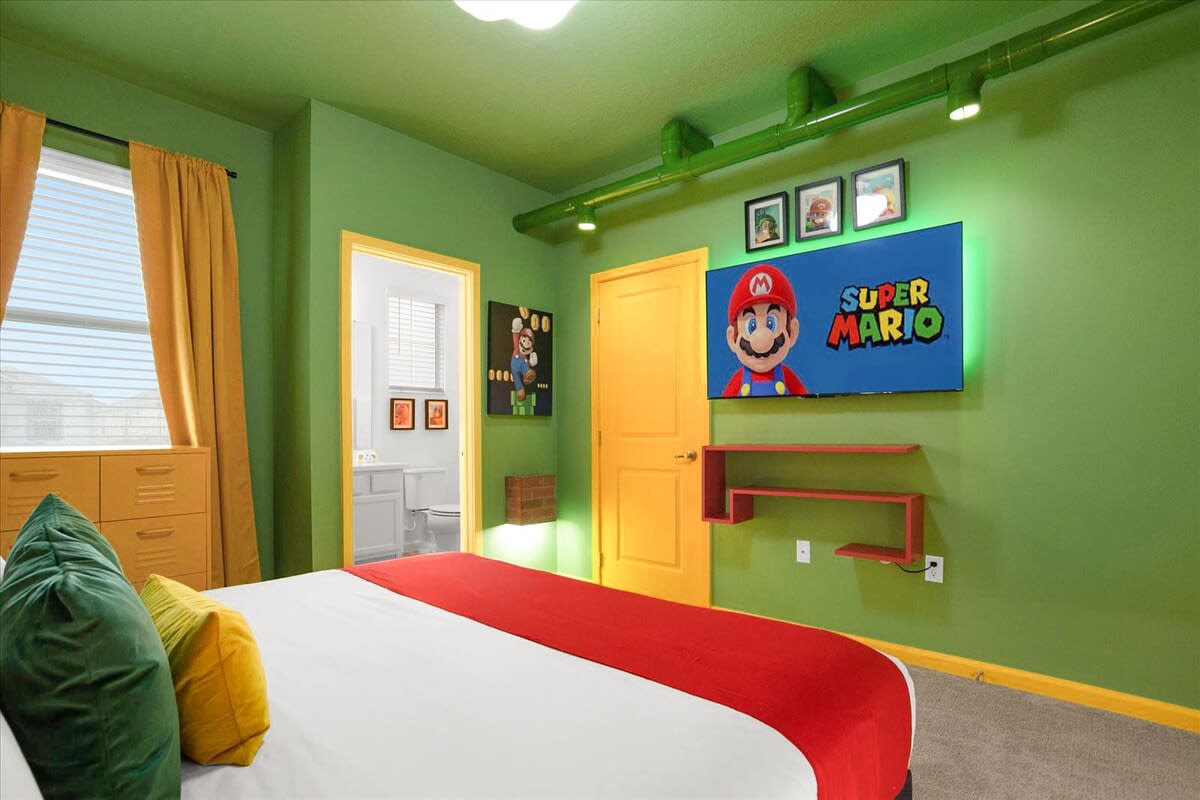 Mario Brothers Theme Room