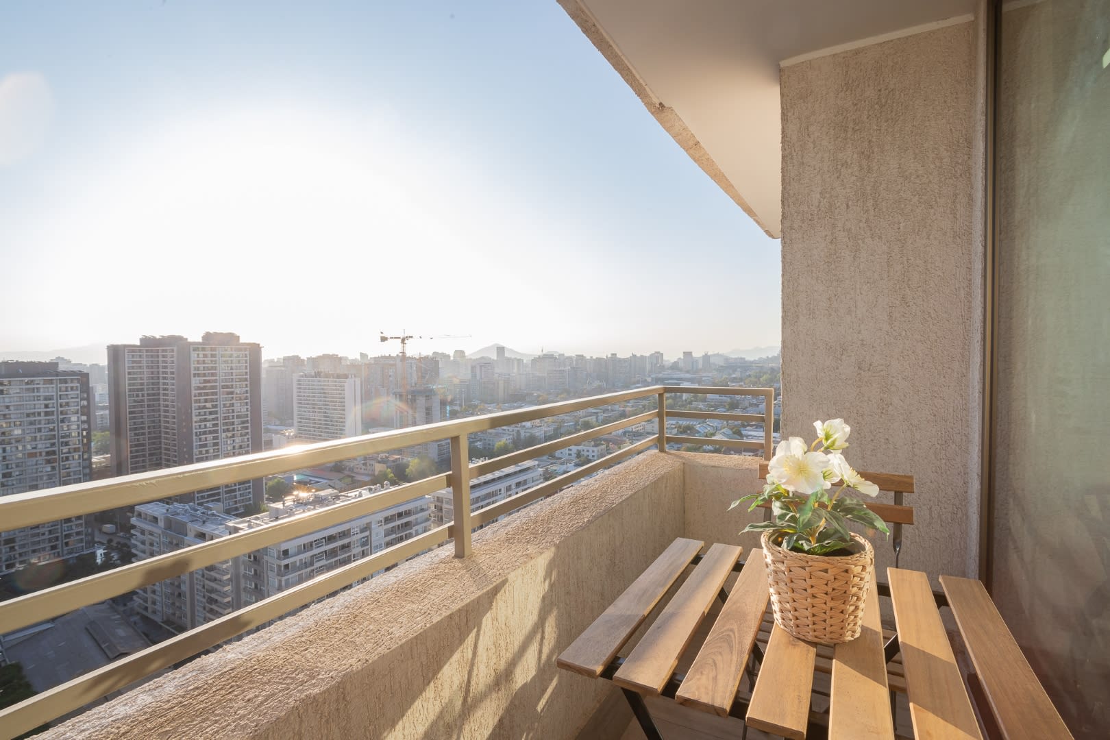 Enjoy breathtaking city views from your private balcony, perfect for relaxing with a morning coffee or evening drink.