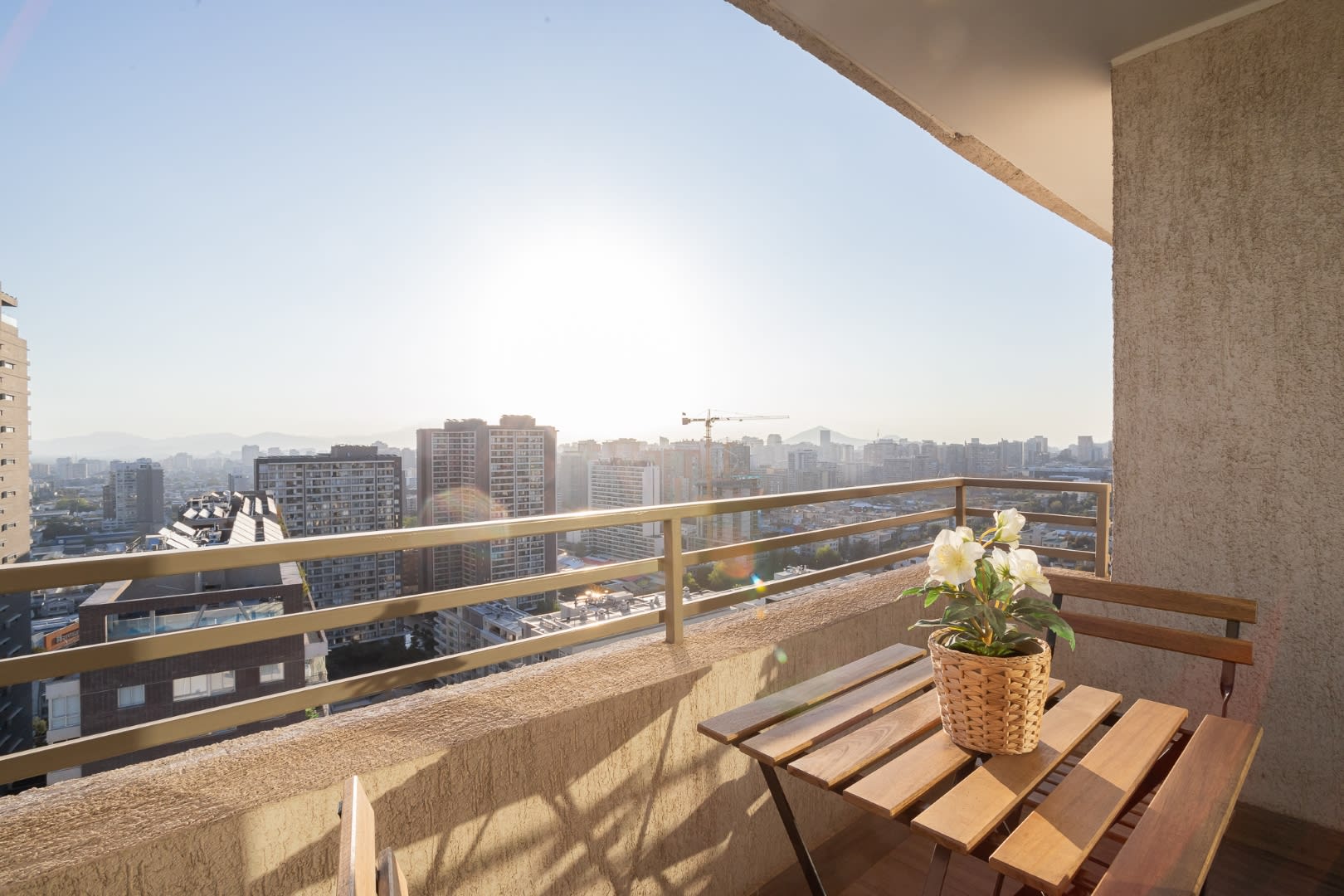 Enjoy breathtaking city views from your private balcony, perfect for morning coffee or evening relaxation.