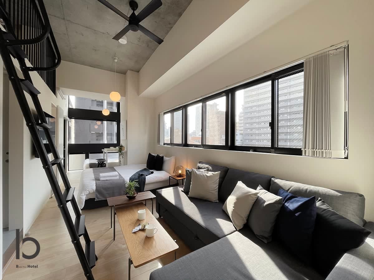 b hotel Neko Yard | Compact & Modern Loft Stay — Hiroshima City, Hiroshima — vacation rental