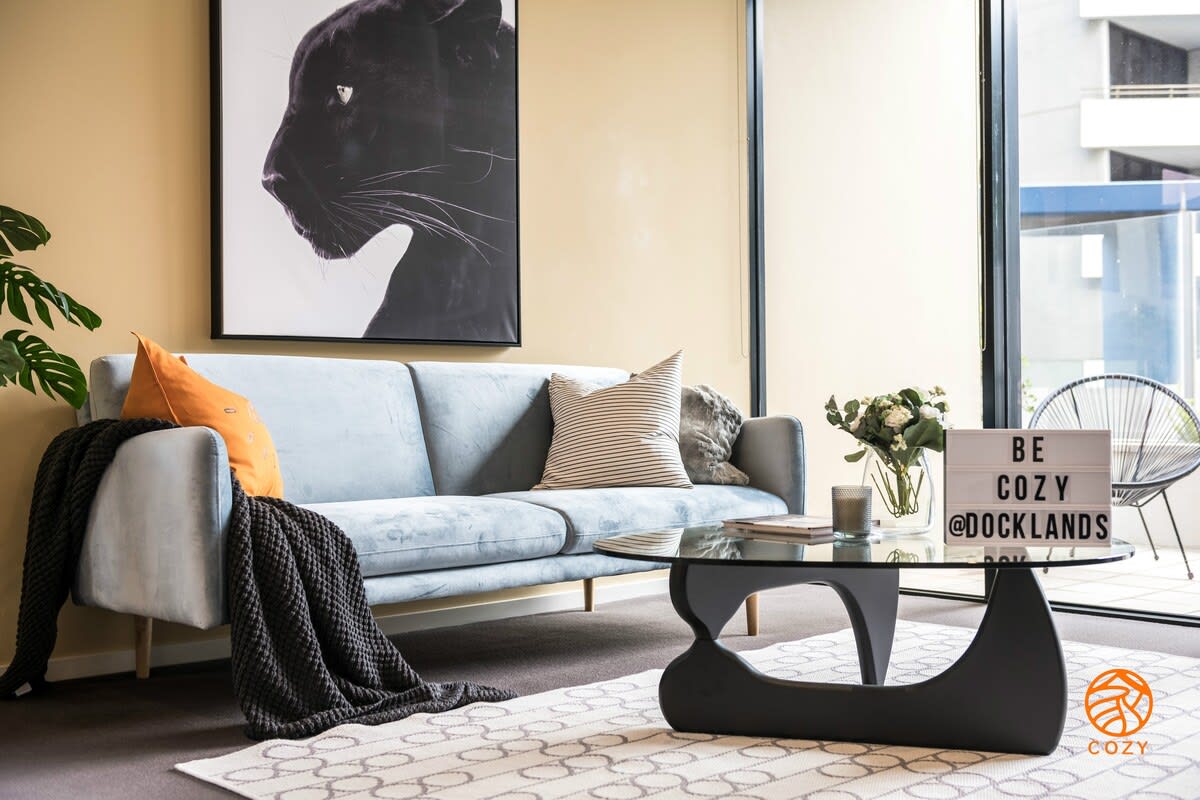 131-Cozy 1 bedroom apartment in Docklands@ Free parking — Docklands, VIC — vacation rental