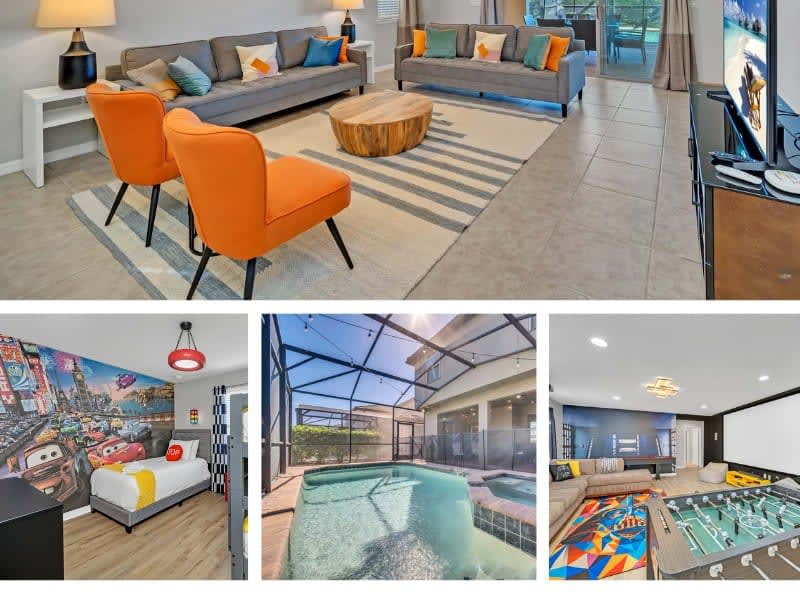 8BR Disney Retreat 🎬 Themed Rooms + Star Wars Loft, Theater & Game Area! — Kissimmee, FL — vacation rental