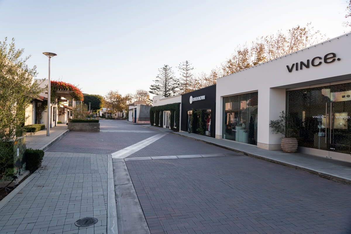 The Malibu Country Mart is approx. 1.2 miles away and is reachable by foot or car.