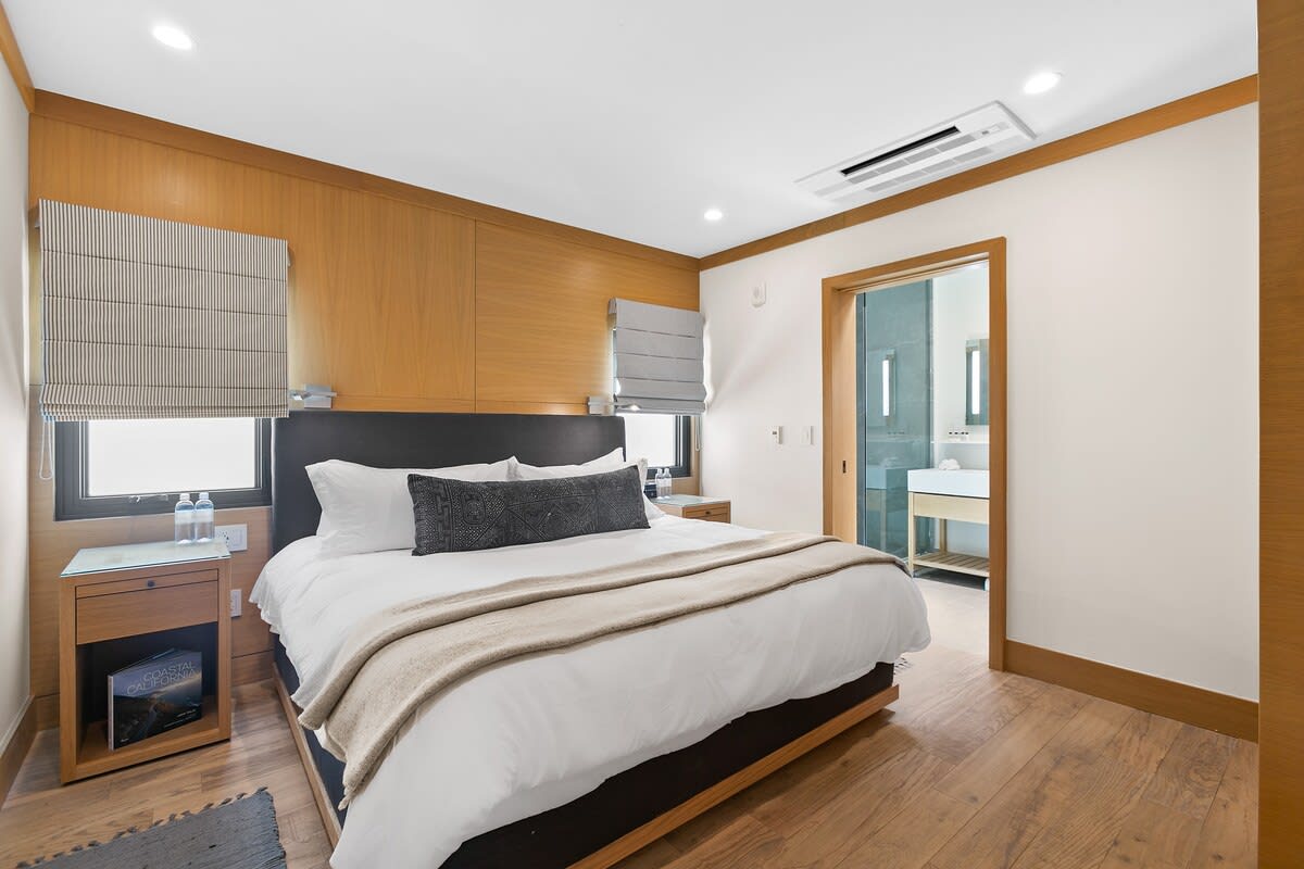 Sleep comes easy in the ultra-comfortable beds with fresh sheets and a sense of calm