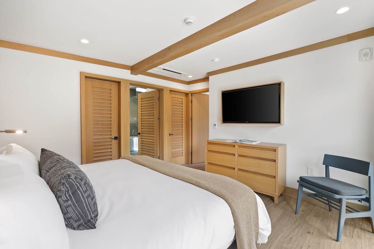 1 of 3 stunningly comfortable bedrooms.
