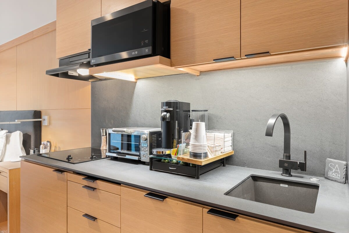 Nespresso Vertuo coffee station with pods.