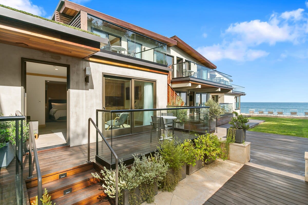 Step up to your luxurious suite with outdoor dining and tables for meal time