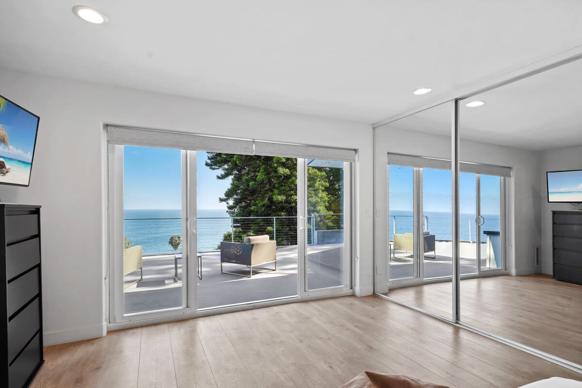Wake up to breathtaking ocean vistas from our second bedroom.