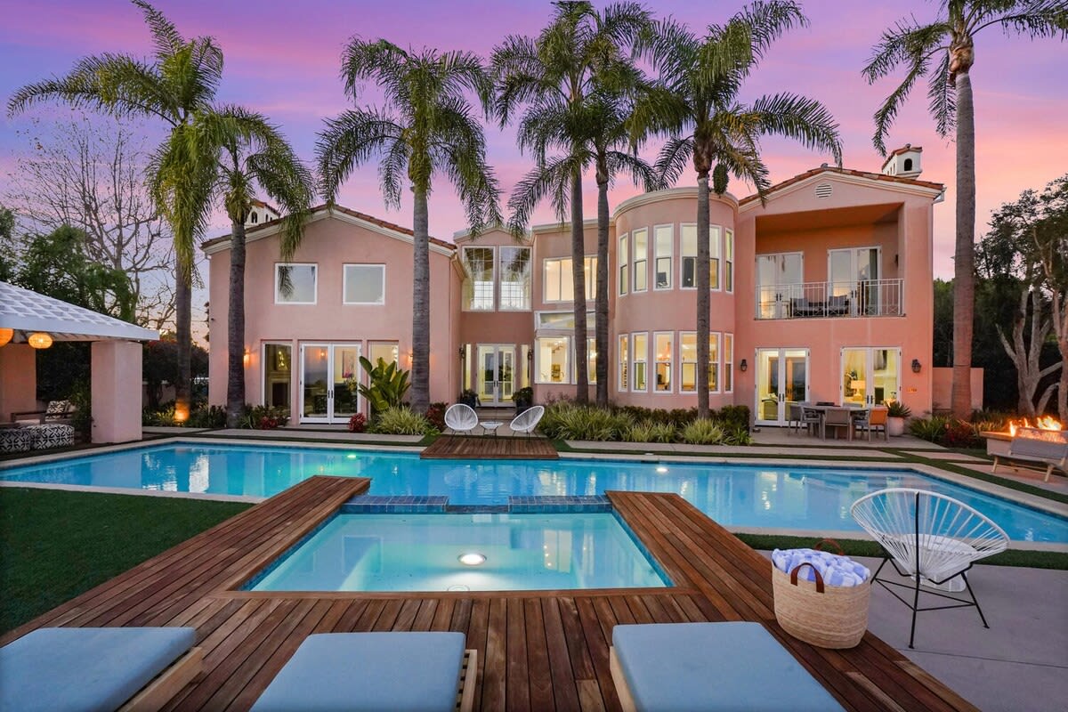 Unwind by the poolside as the sun sets in spectacular hues.