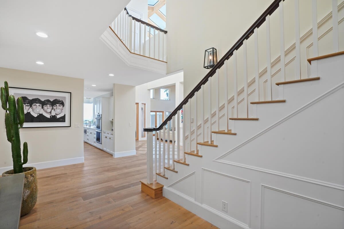 Ascend the stairs to discover the comfort of the bedrooms.