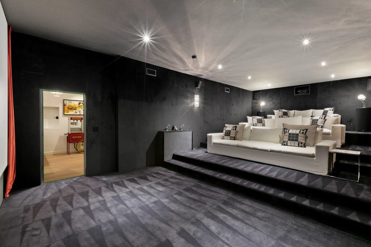 Sit back and enjoy your favorites on-screen in the spacious Theater room.