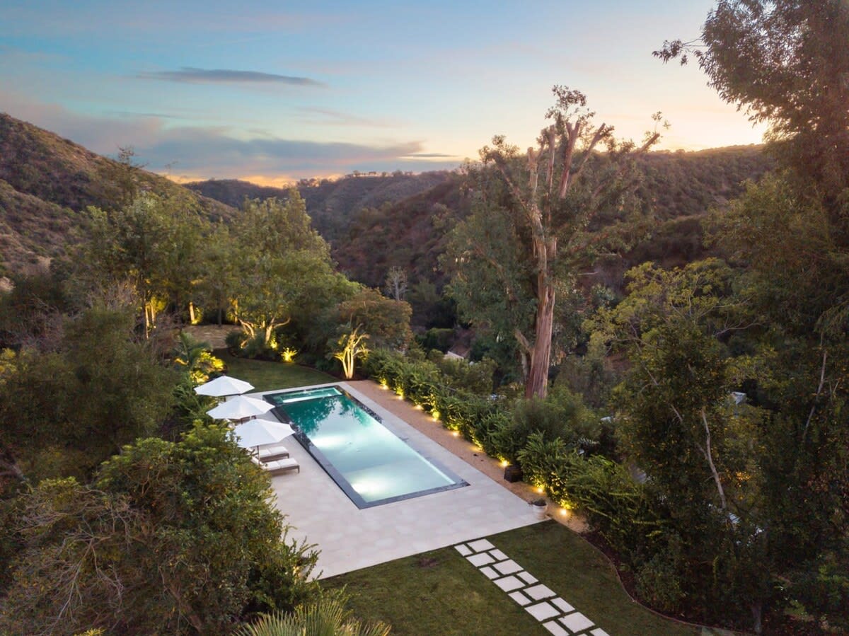 Magic hour at this gorgeous California Chateau