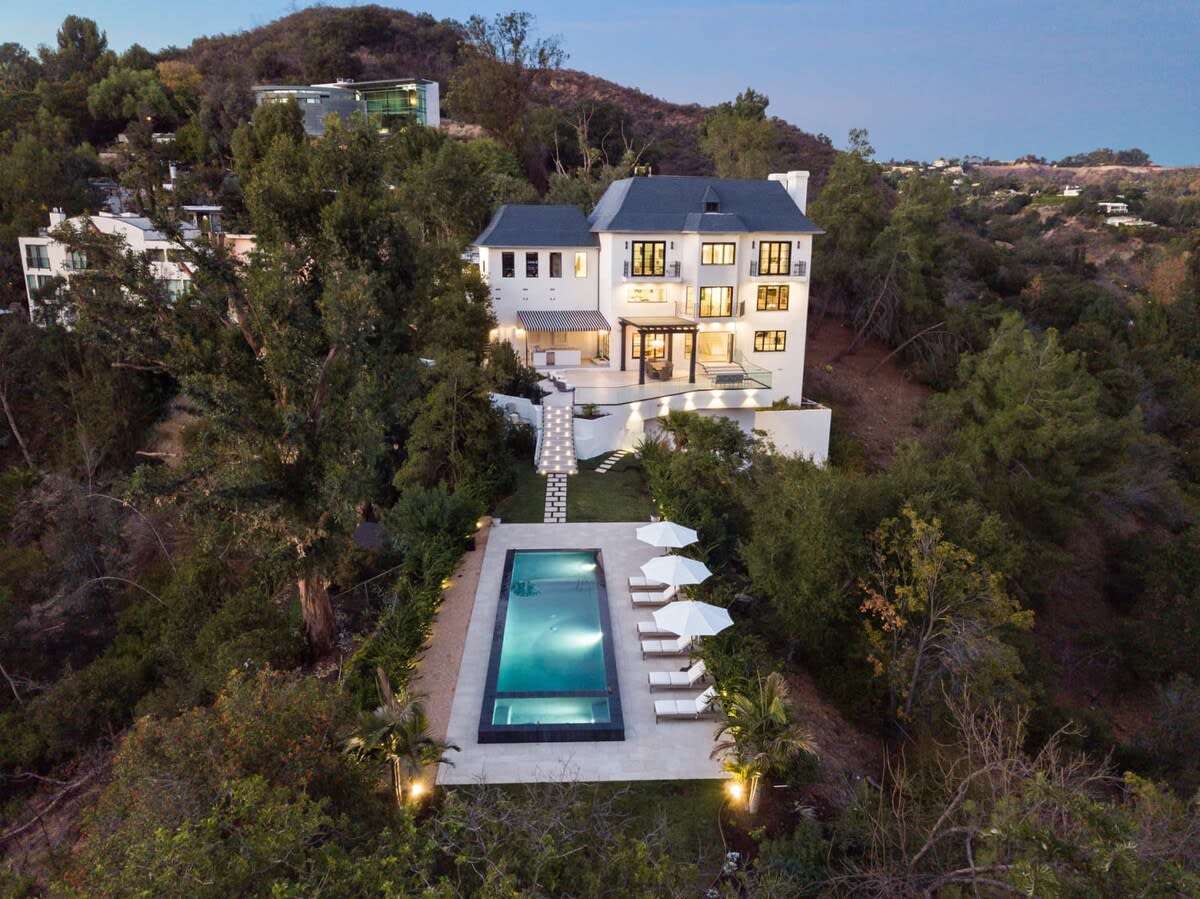 The views in this Beverly Hills French Chateau are one of a kind.