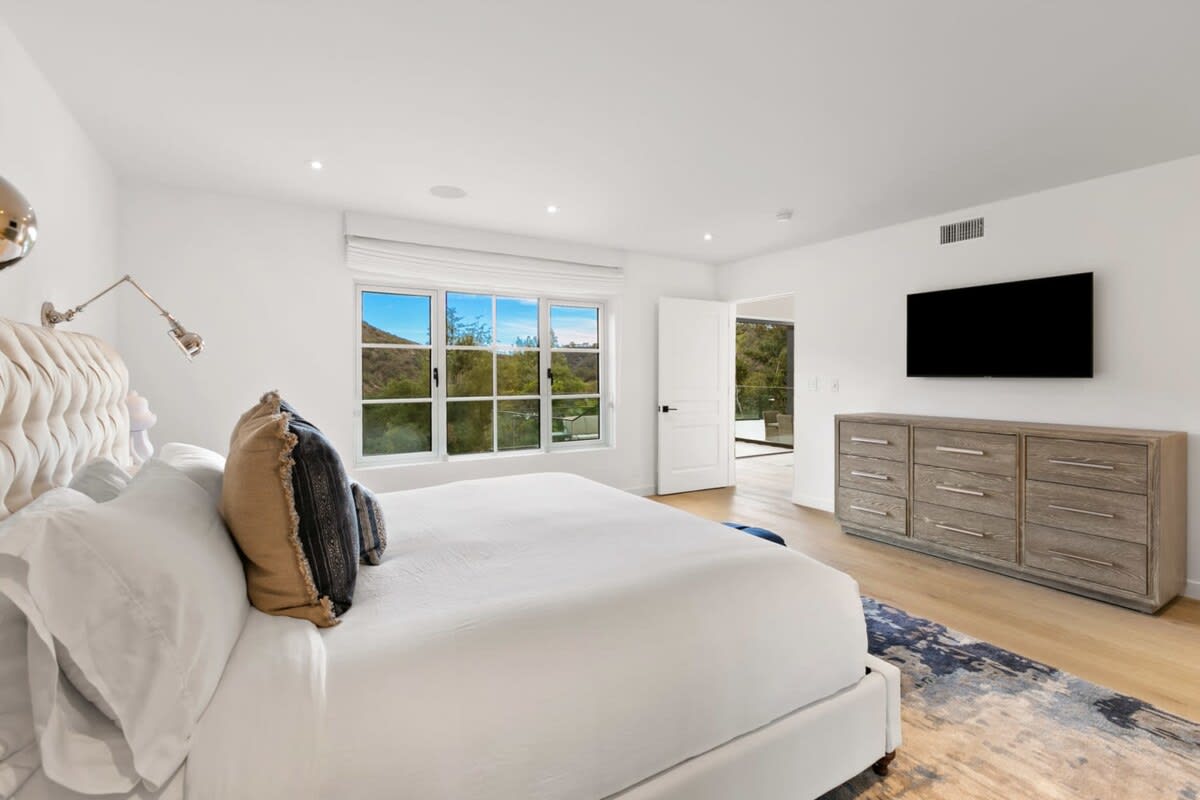 Smart T.V. and technology are incorporated in every room in this modern Chateau.