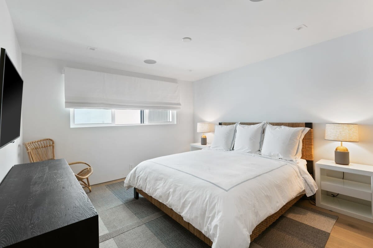 Calming Guest bedroom.
