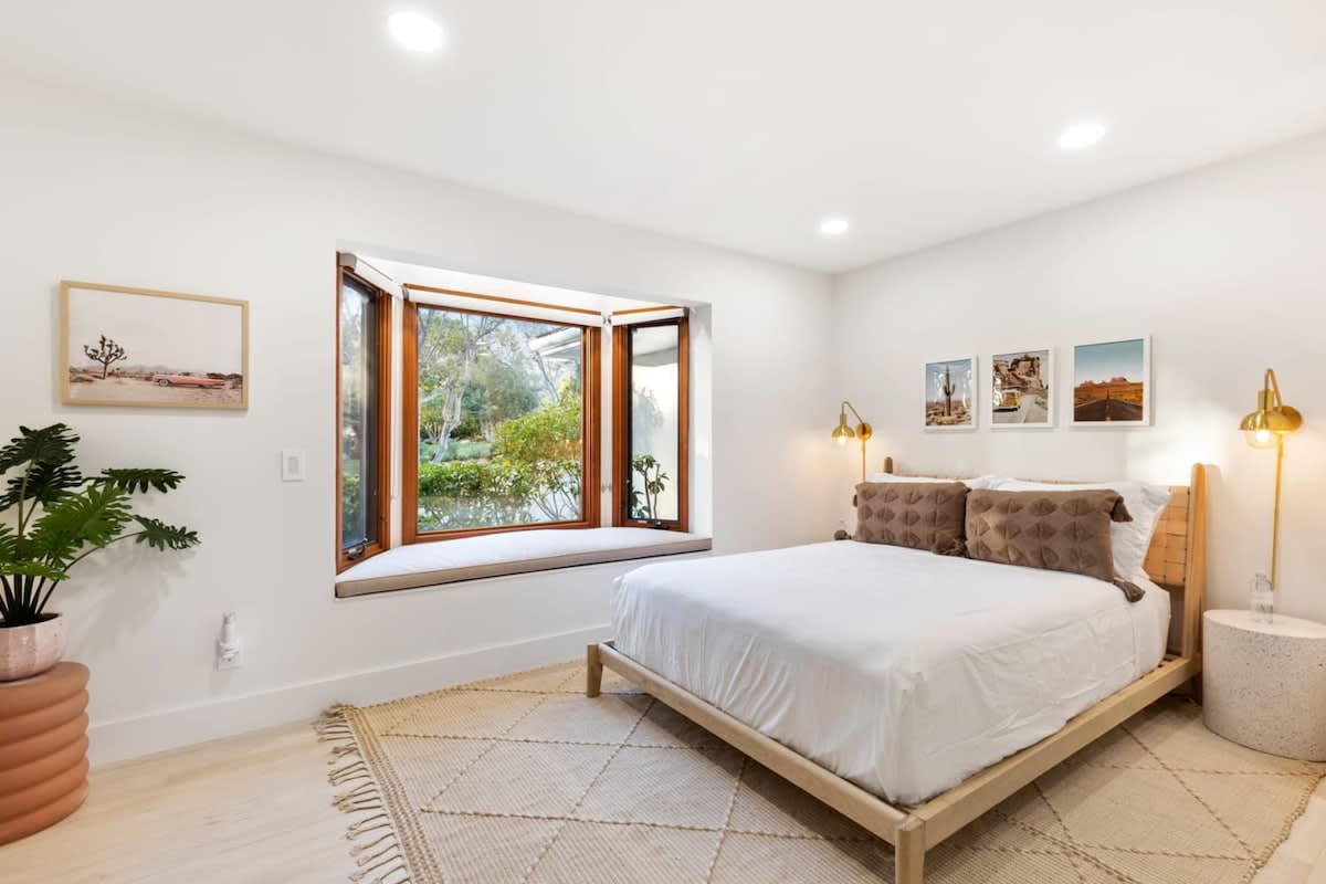 Feel a sense of warmth in the Downstairs Guest bedroom.