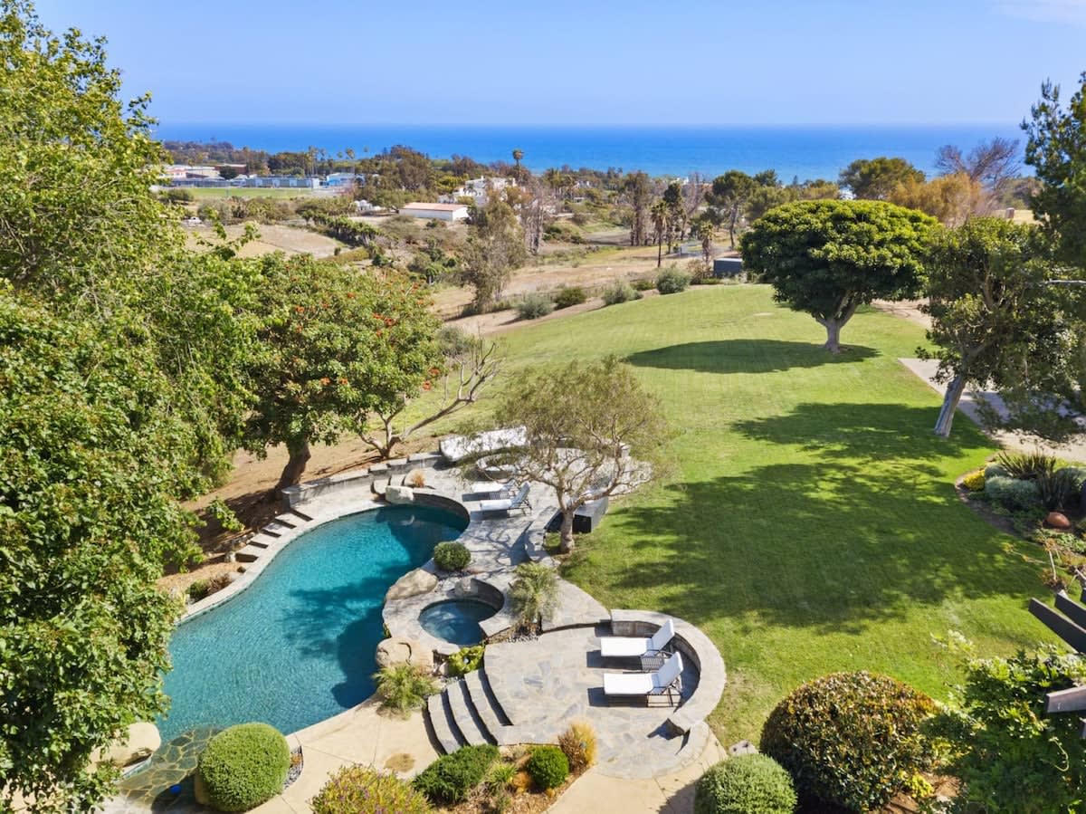 Views of the Pacific Ocean.