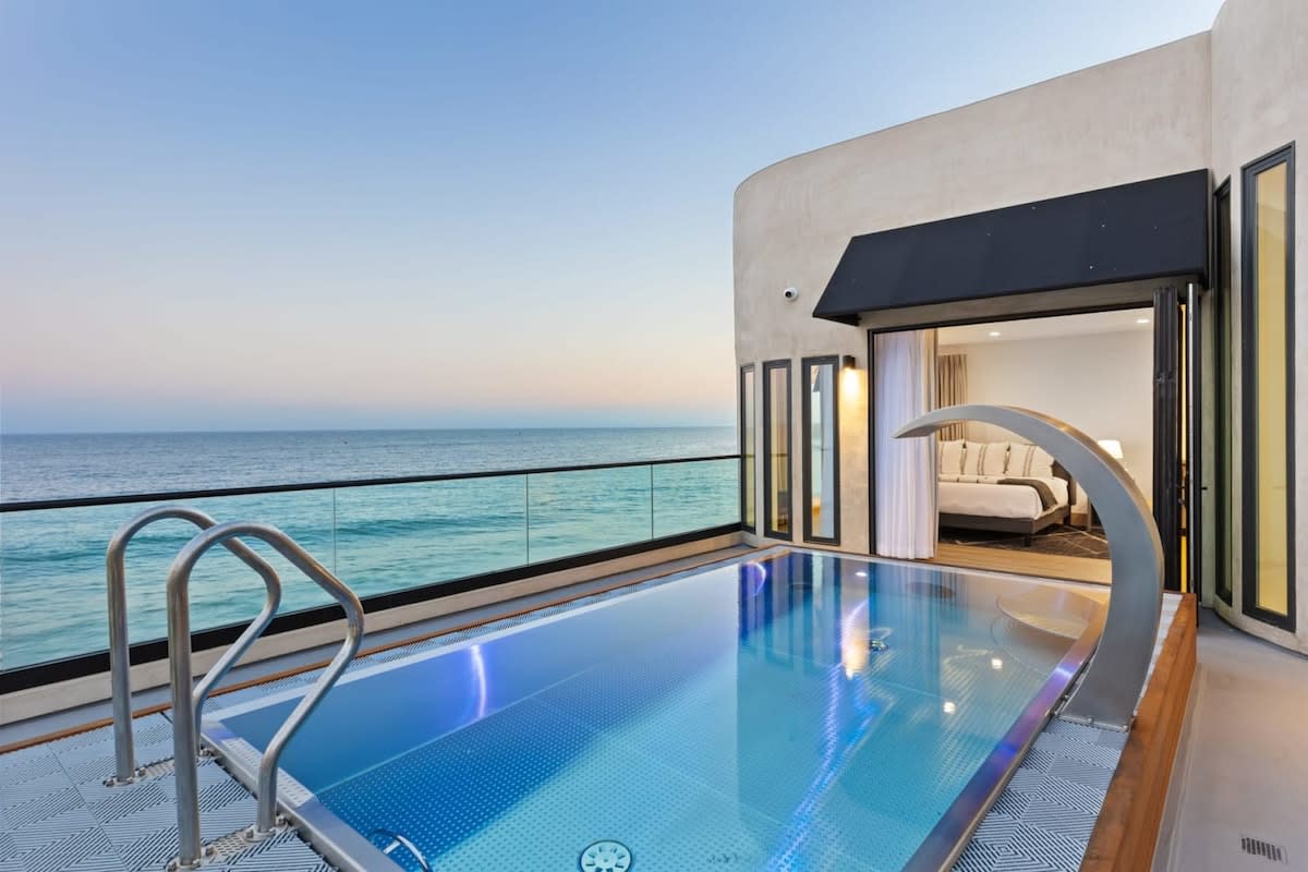 Pour a glass of wine and let the waves take you away.