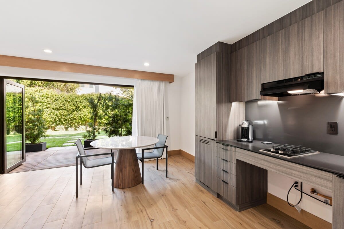 The stunning kitchen is open and spacious, allowing you to feel right at home.