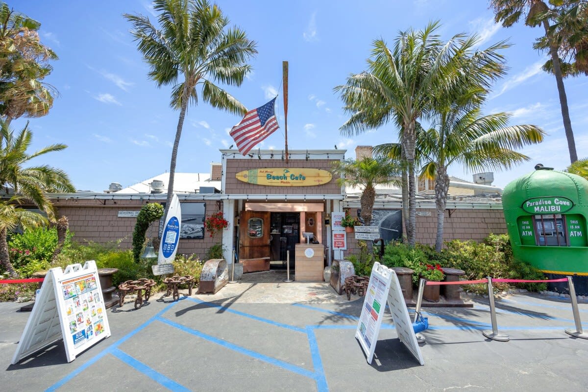 Paradise Cove Beach Café, just around the corner!