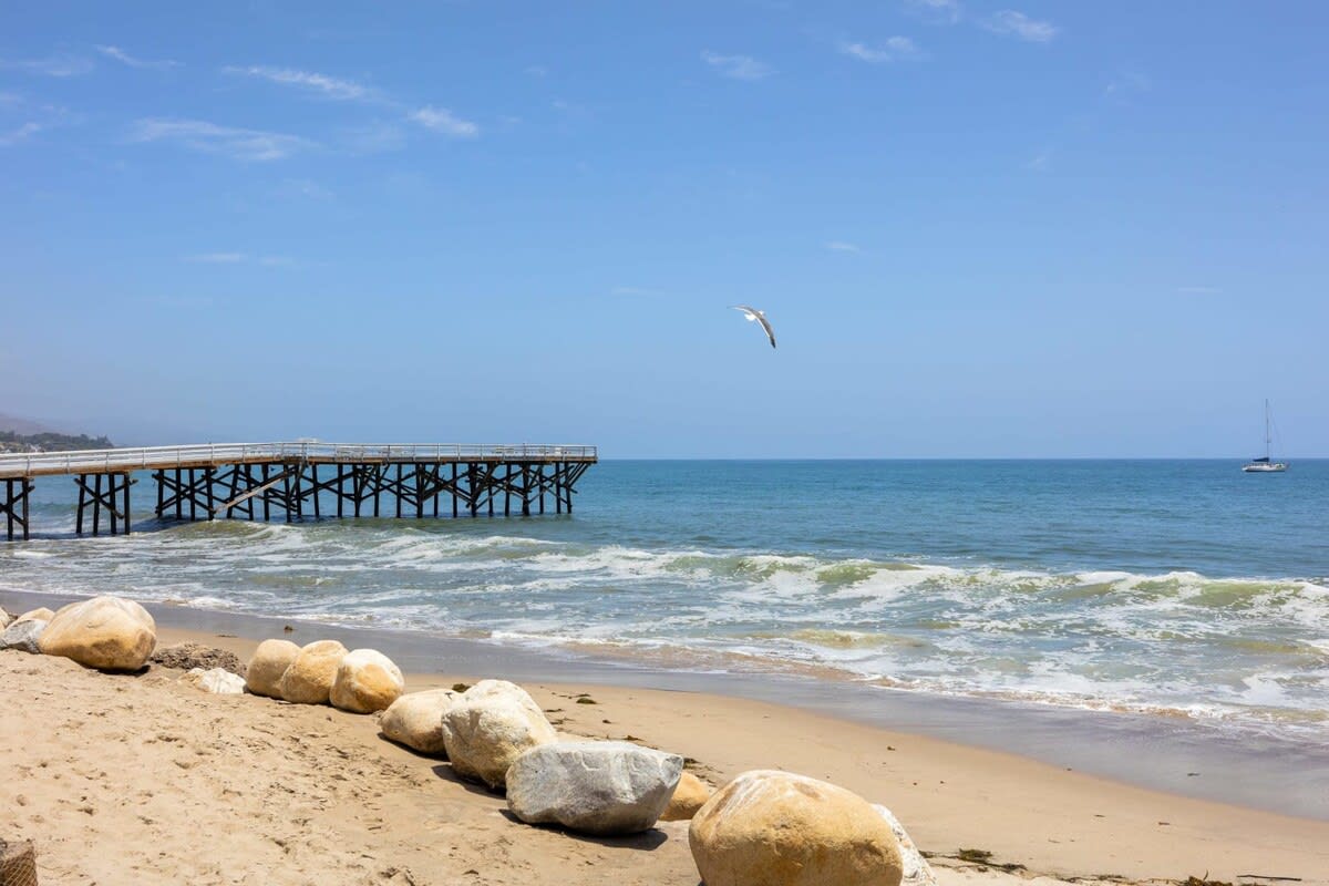 Enjoy a sunny day on the beach with friends or family.