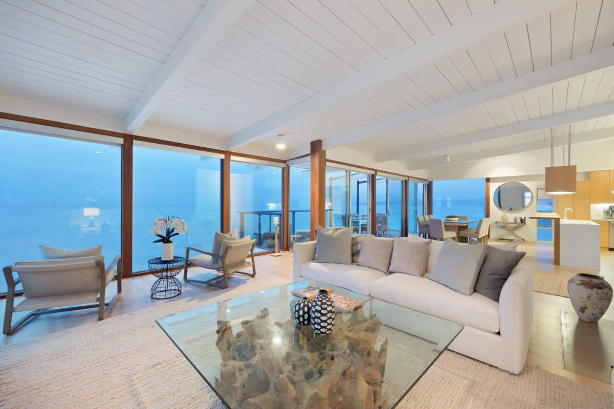 The open living space has ample space for family time.