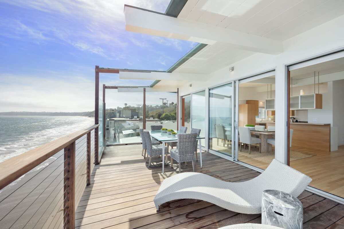 Dive into a good book while you relax on the outdoor loungers.