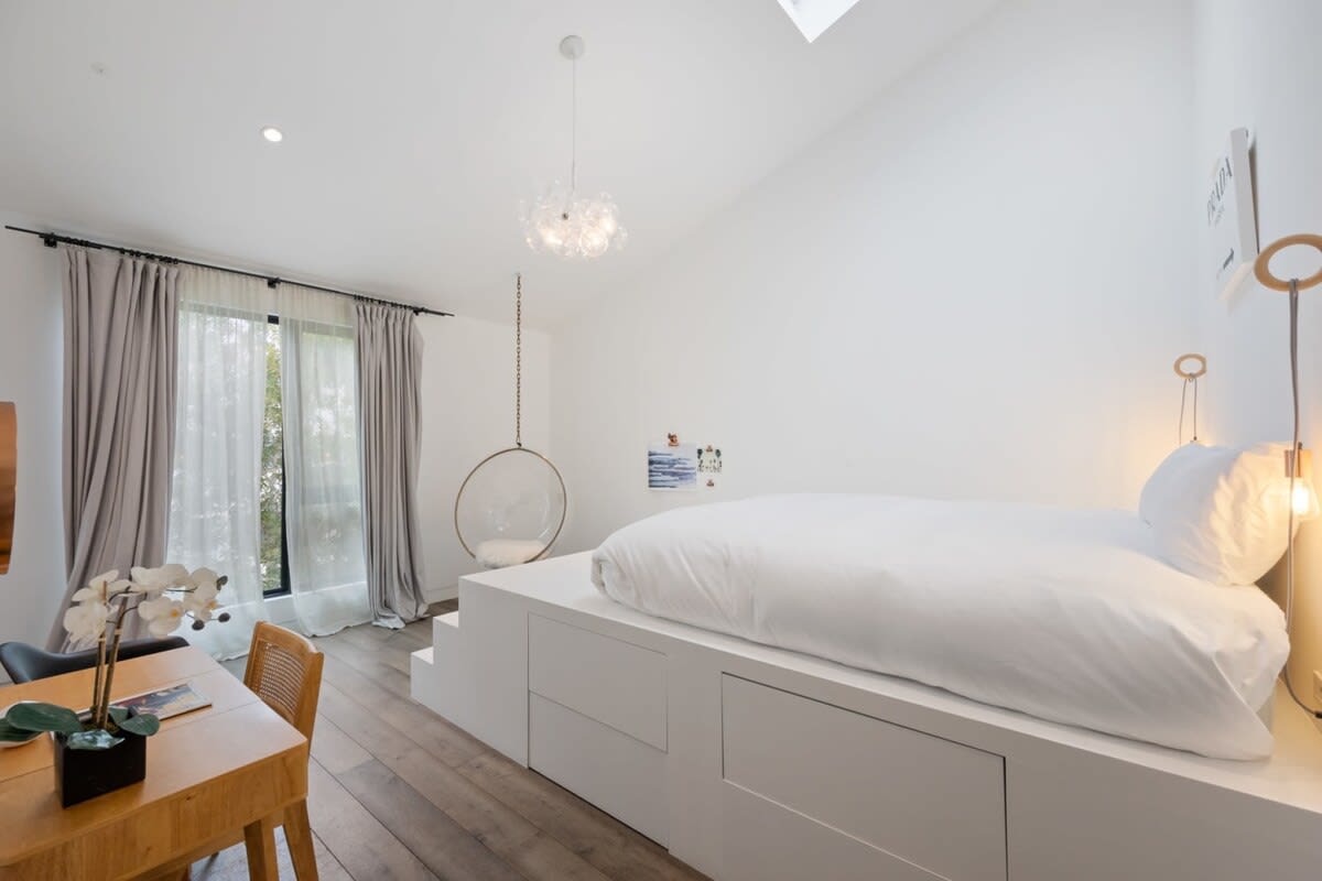 Each bedroom hiighlights unique and elegant design features.