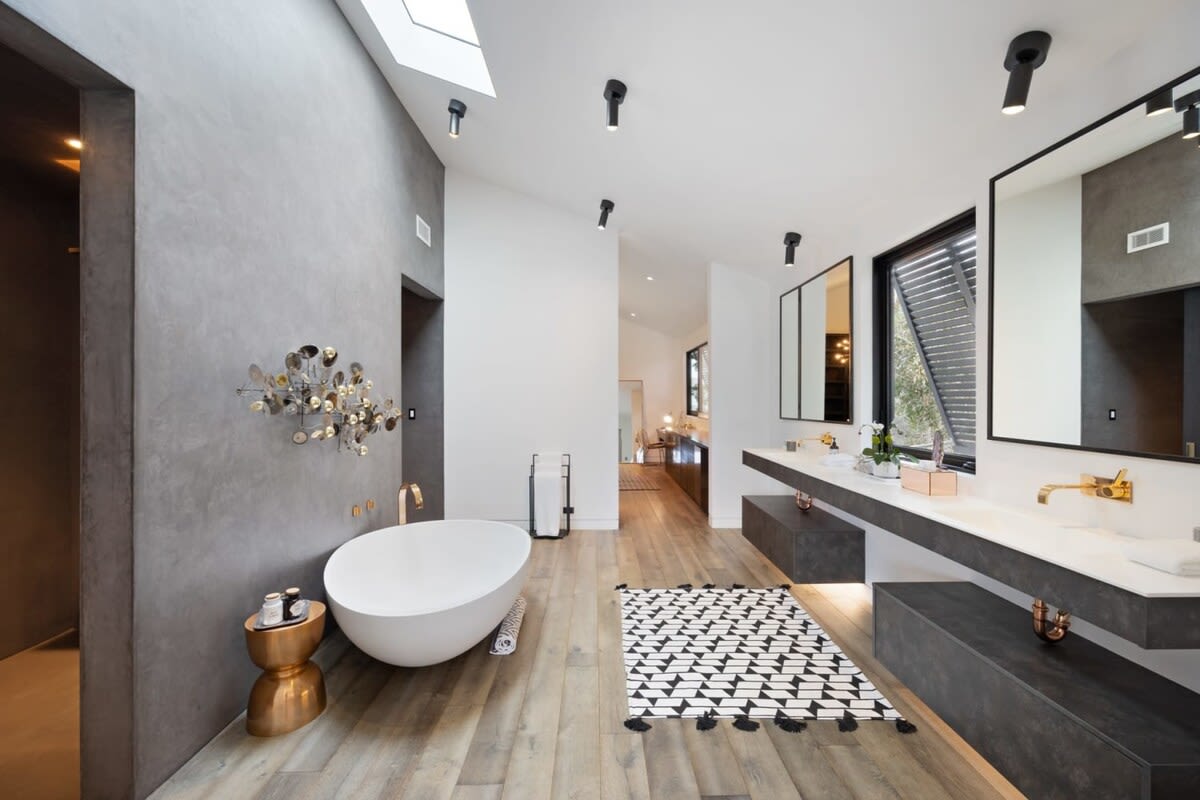 Let the uniquely designed bathrooms leave you feeling refreshed and renewed.