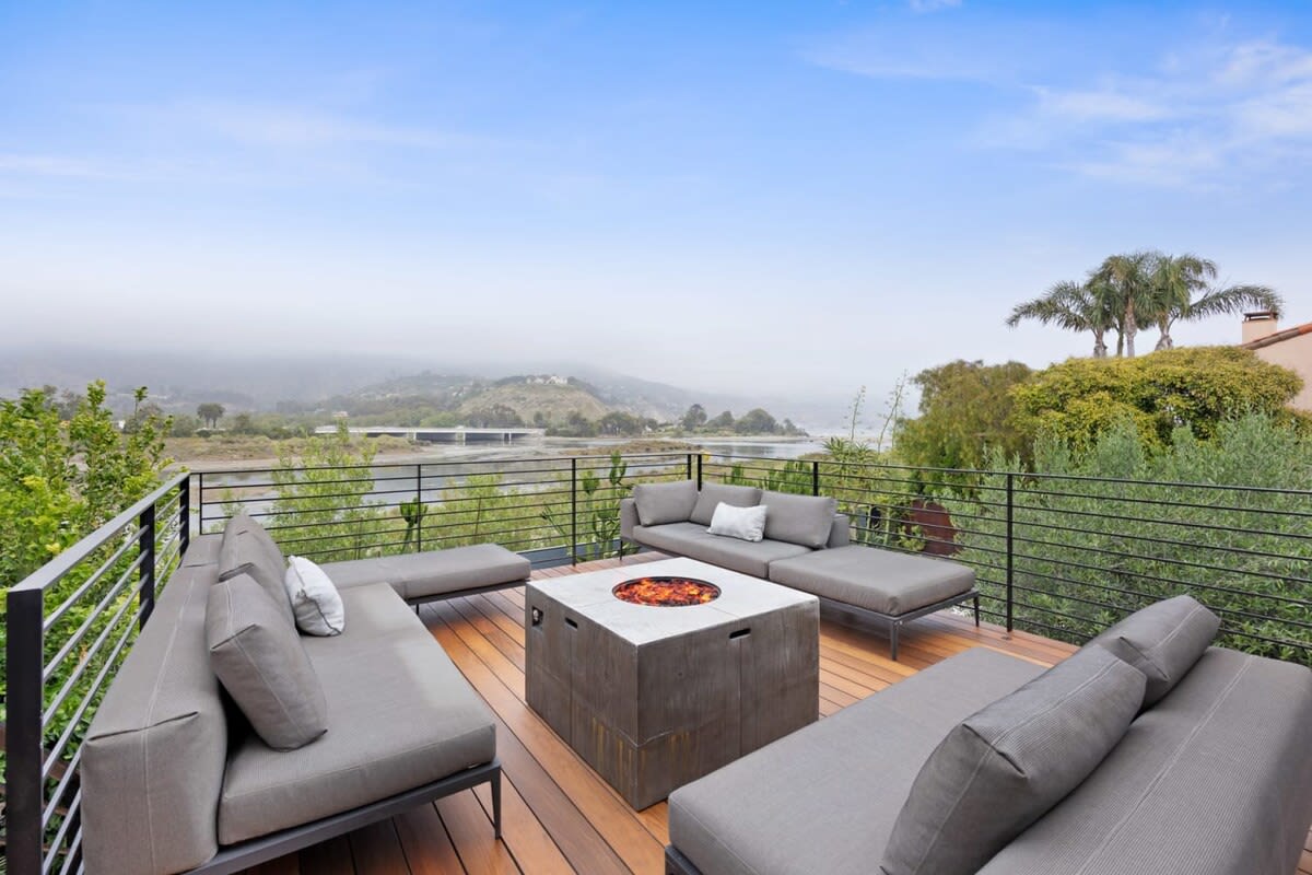 Step out to enjoy your morning coffee with fresh air and sunlight.