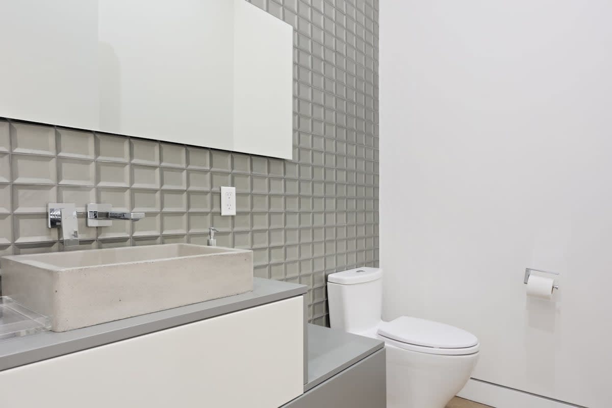 Clean and crisp bathrooms