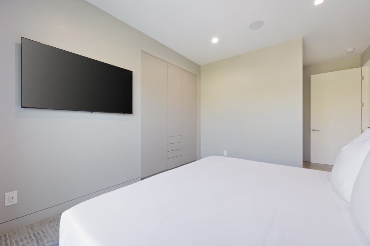 Tuck yourself into the comforters and soft pillows for a sweet slumber