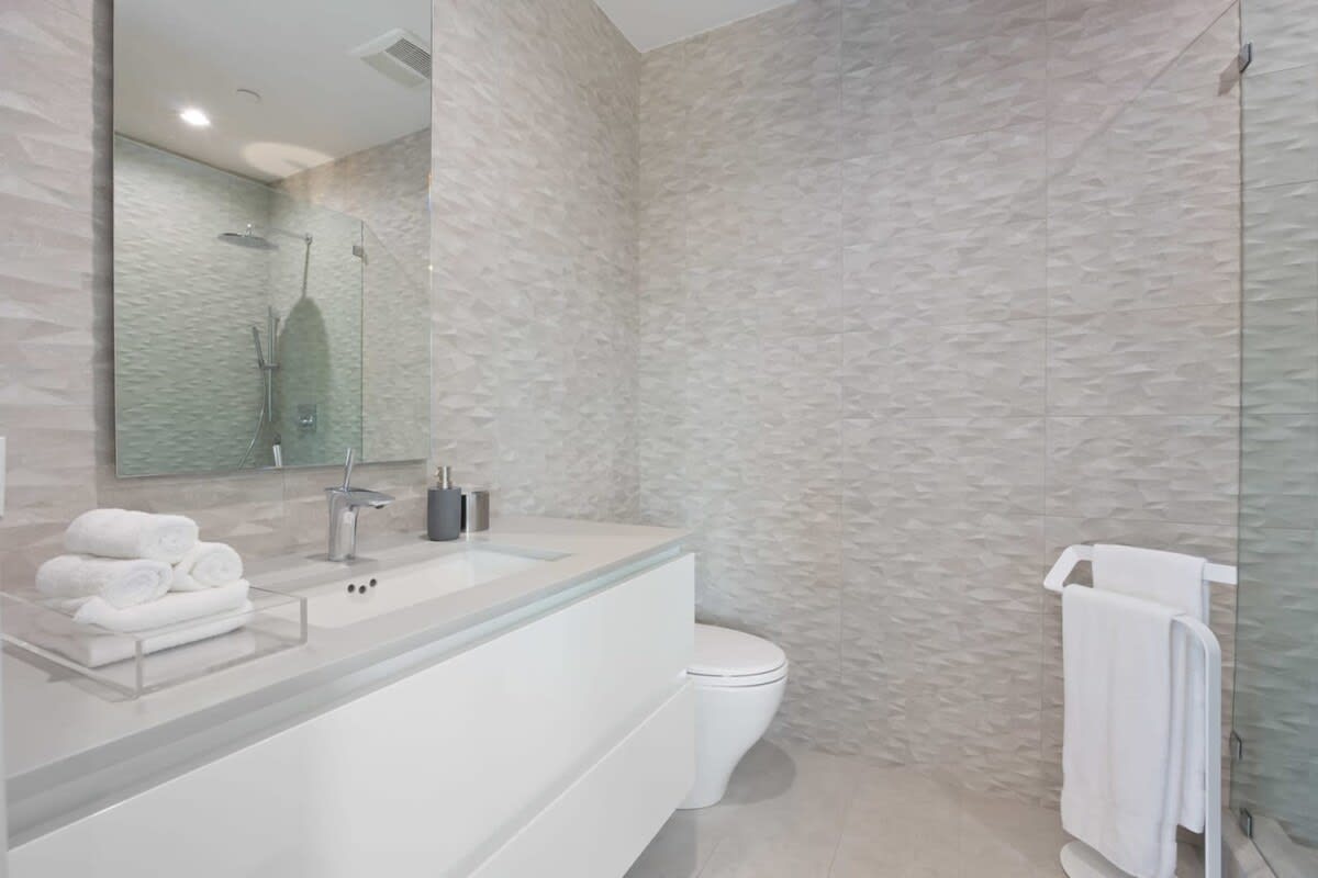 Enjoy a refreshing morning shower