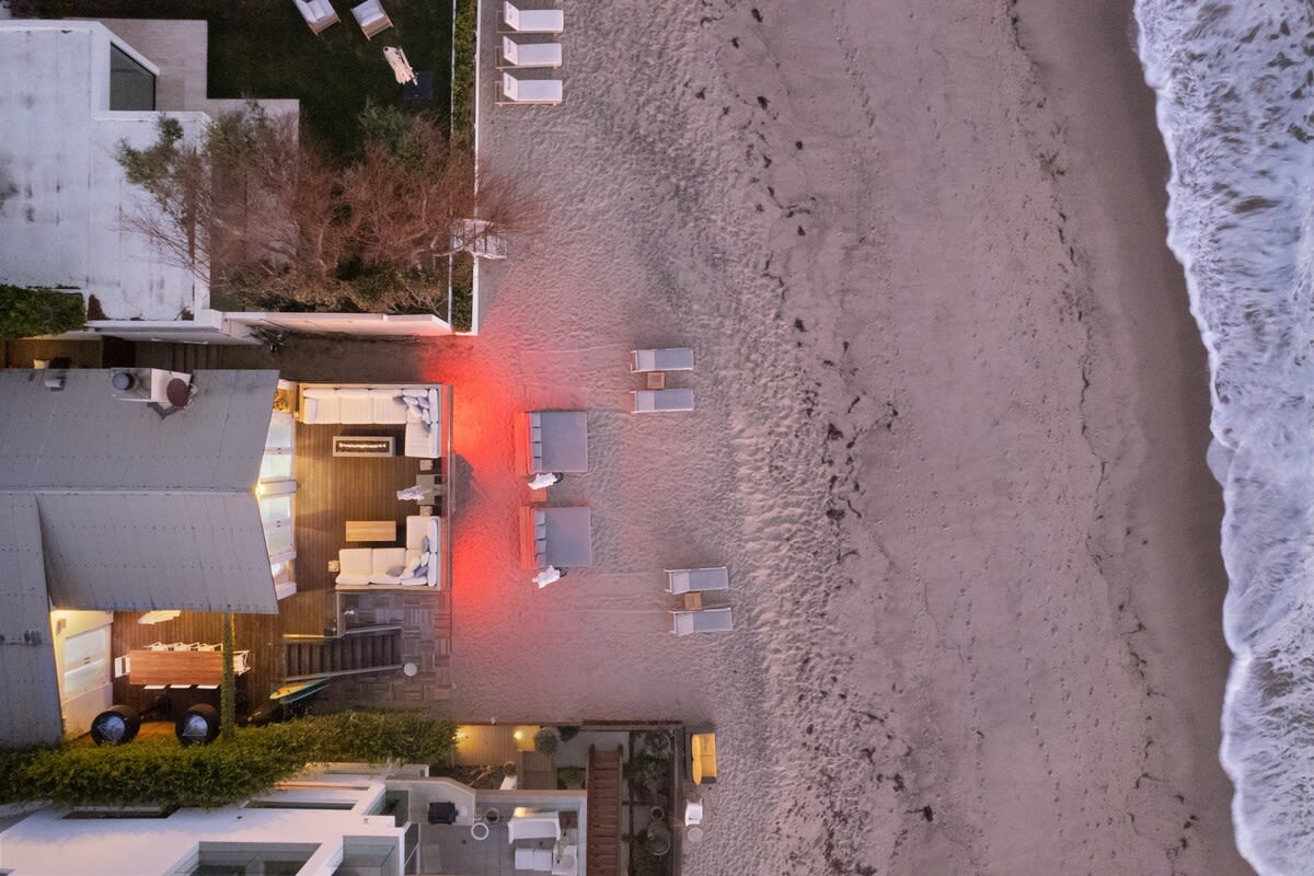 Just a few steps to the sand.