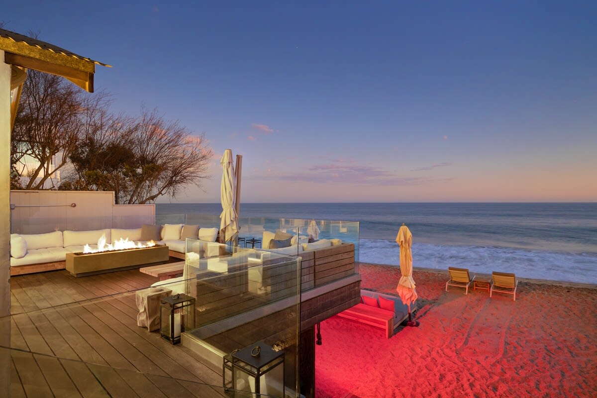 Watch amazing sunsets from the beach or deck.